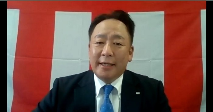 内定式　社長挨拶